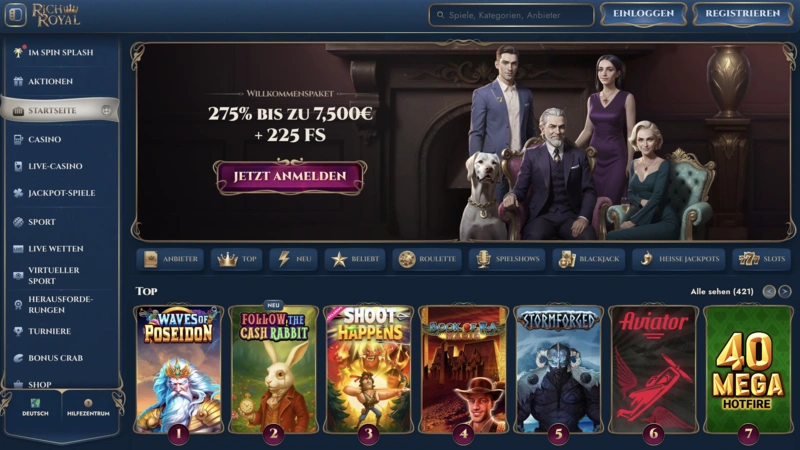 RichRoyal Homepage